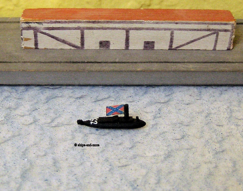 Torpedoboat "David" black (1 p.) CONF 1862 Star 102