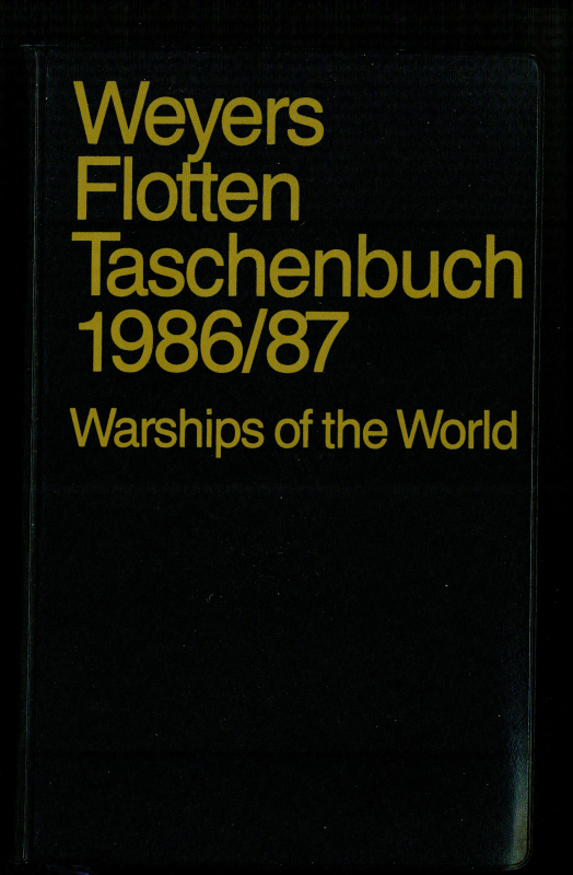 Weyers; Flottentaschenbuch 1986 / 87 (1 St.)