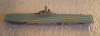 Aircraft carrier HMS "Albion" blue (1 p.) GB 1954 Tri-ang M 753